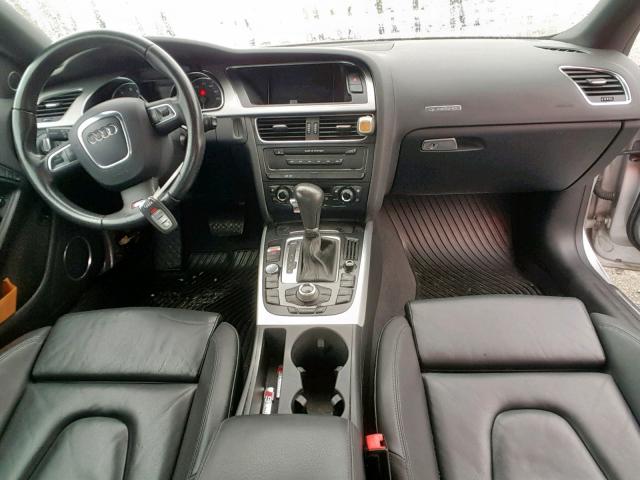 WAUDK78T98A025341 - 2008 AUDI A5 QUATTRO SILVER photo 9