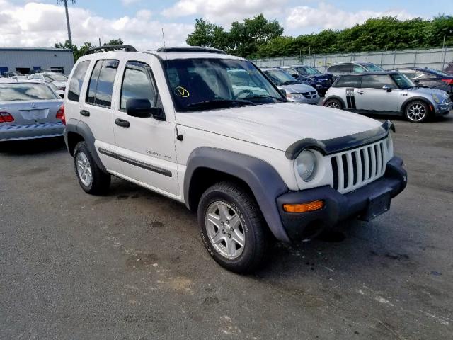 1J4GL48K93W687624 - 2003 JEEP LIBERTY SP WHITE photo 1