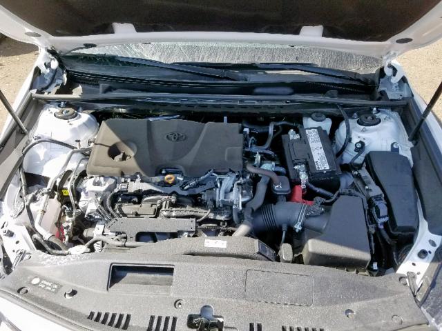 4T1B11HK0KU219369 - 2019 TOYOTA CAMRY L WHITE photo 7