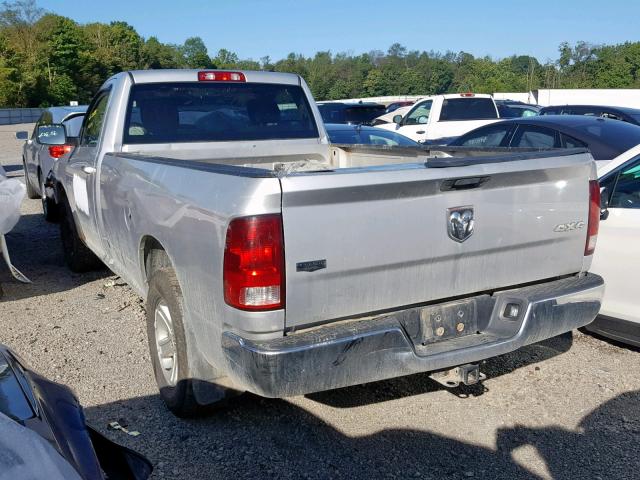 3C6JD7ET0CG127424 - 2012 DODGE RAM 1500 S GRAY photo 3