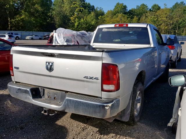 3C6JD7ET0CG127424 - 2012 DODGE RAM 1500 S GRAY photo 4