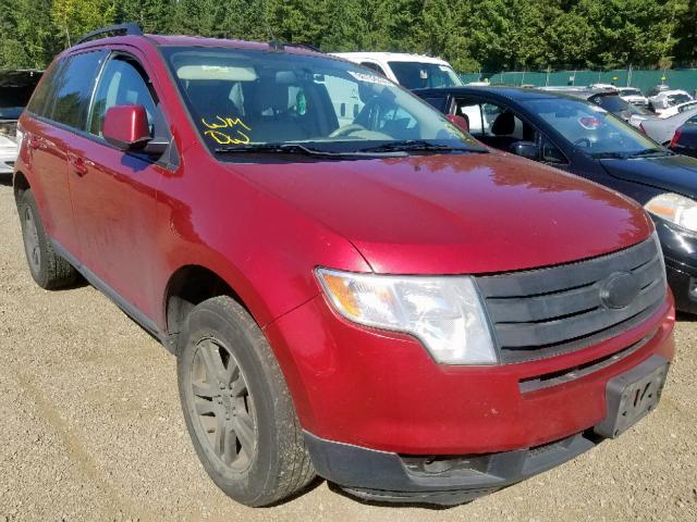 2FMDK48C37BA75507 - 2007 FORD EDGE SEL RED photo 1