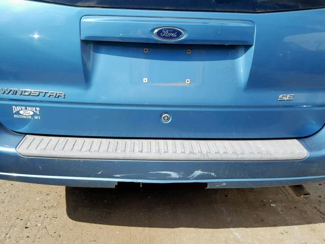 2FMZA52401BA04983 - 2001 FORD WINDSTAR S BLUE photo 9