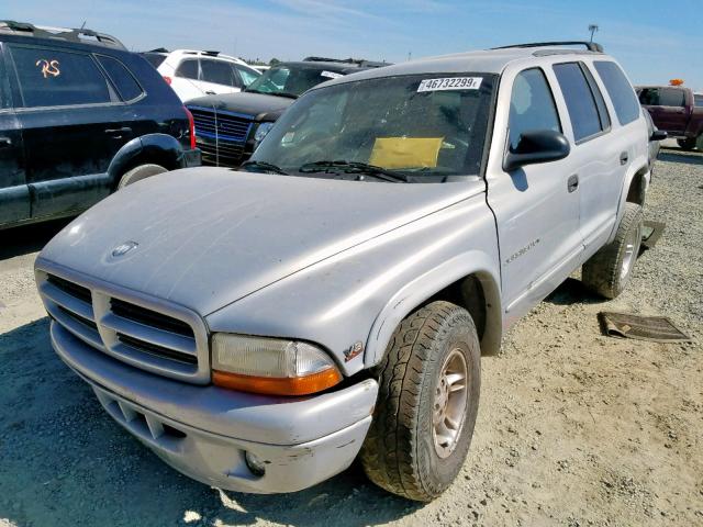 1B4HS28Y6XF710060 - 1999 DODGE DURANGO SILVER photo 2