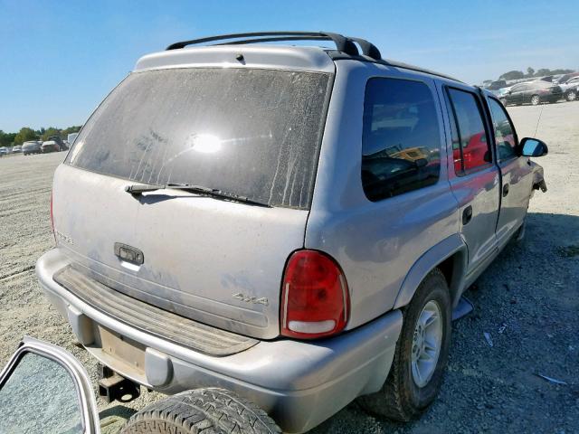 1B4HS28Y6XF710060 - 1999 DODGE DURANGO SILVER photo 4