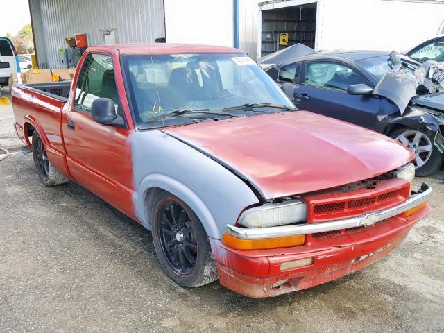 1GCCS1449TK131396 - 1996 CHEVROLET S TRUCK S1 RED photo 1