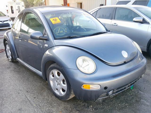 3VWCB21C32M451447 - 2002 VOLKSWAGEN NEW BEETLE GRAY photo 1