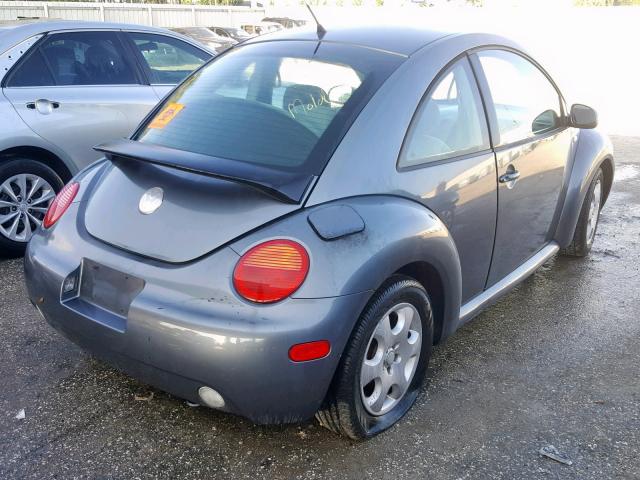 3VWCB21C32M451447 - 2002 VOLKSWAGEN NEW BEETLE GRAY photo 4
