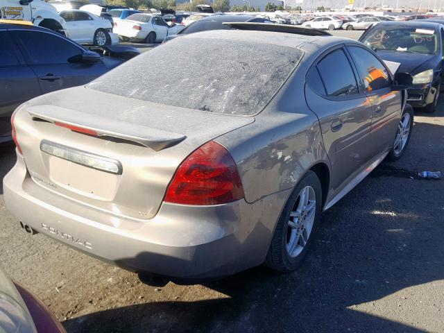 2G2WR554971231880 - 2007 PONTIAC GRAND PRIX BROWN photo 4