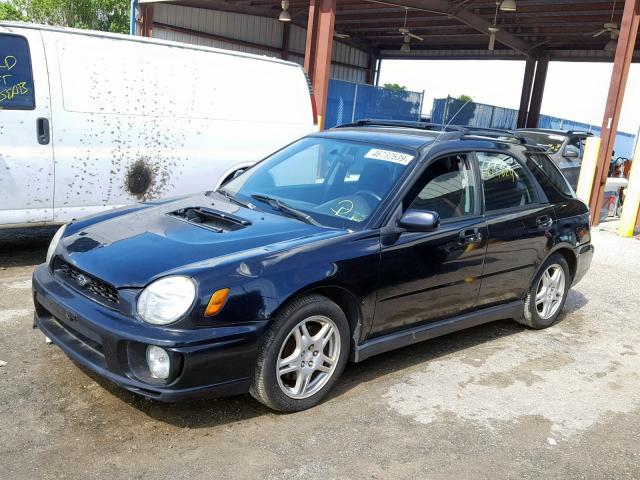 JF1GG29683H810419 - 2003 SUBARU IMPREZA WR BLACK photo 2