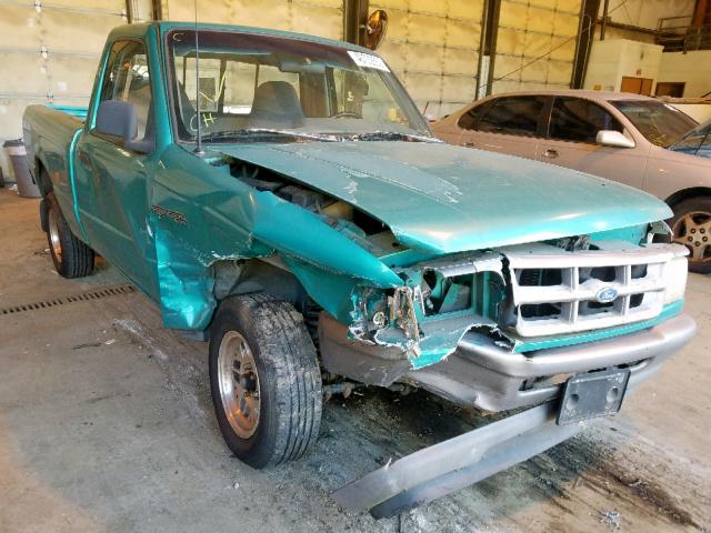 1FTCR10A0PPB40990 - 1993 FORD RANGER TURQUOISE photo 1