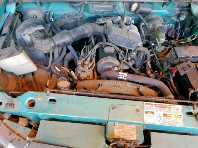 1FTCR10A0PPB40990 - 1993 FORD RANGER TURQUOISE photo 7
