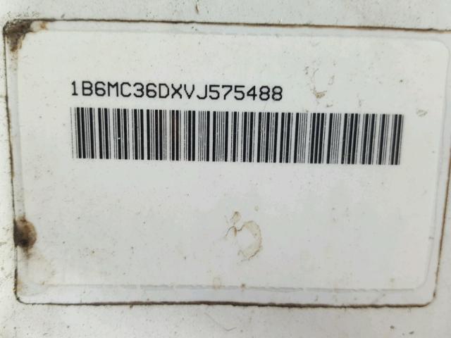 1B6MC36DXVJ575488 - 1997 DODGE RAM 3500 WHITE photo 10