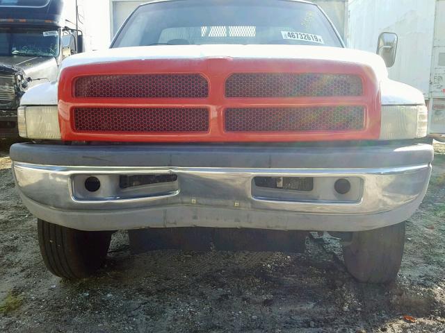 1B6MC36DXVJ575488 - 1997 DODGE RAM 3500 WHITE photo 9