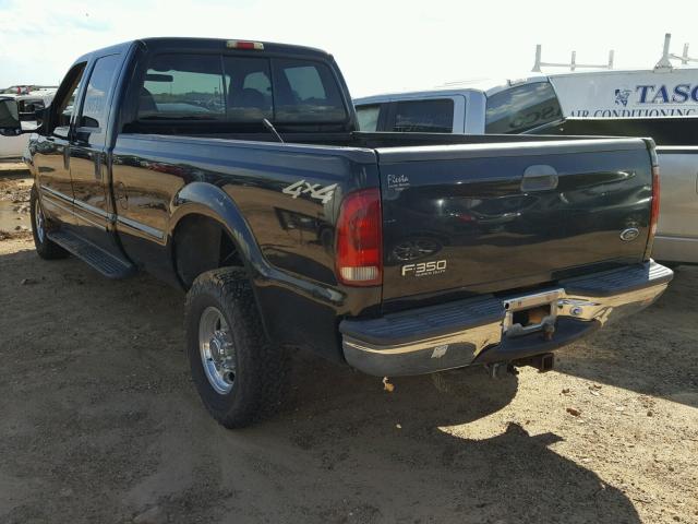 3FTSW31F4YMA38416 - 2000 FORD F350 SRW S BLACK photo 3