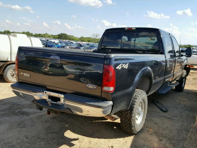 3FTSW31F4YMA38416 - 2000 FORD F350 SRW S BLACK photo 4