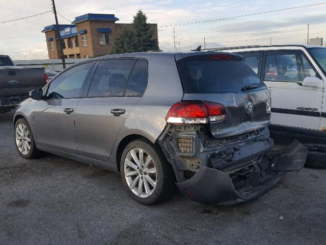 WVWDM7AJ4CW305752 - 2012 VOLKSWAGEN GOLF 灰色 照片 3