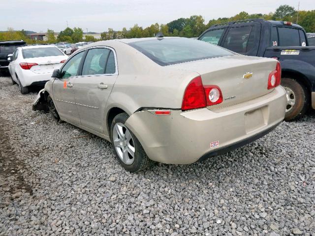 1G1ZB5E04CF105156 - 2012 CHEVROLET MALIBU LS GOLD photo 3