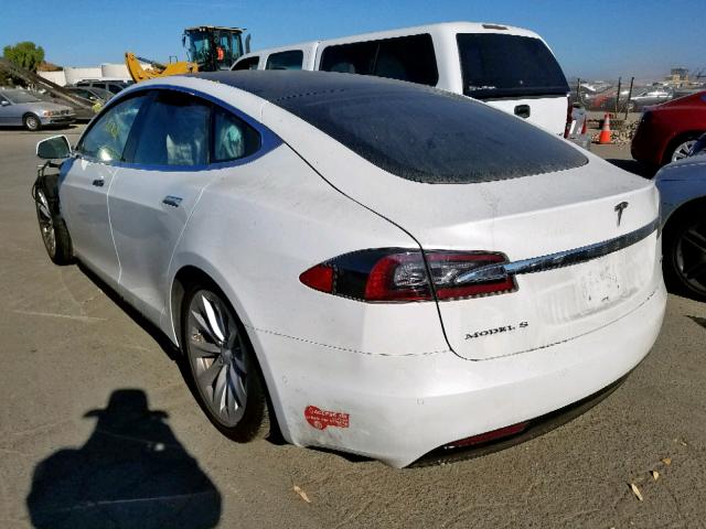 5YJSA1E26HF229060 - 2017 TESLA MODEL S WHITE photo 3