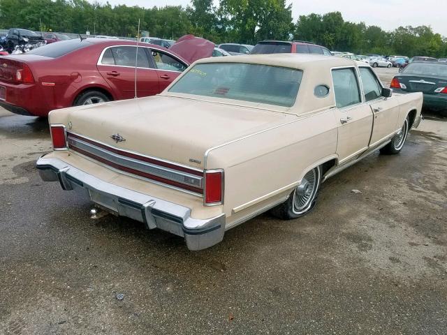 9Y82S653892 - 1979 LINCOLN CONTINENTA TAN photo 4