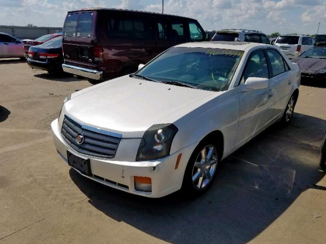 1G6DP567250230177 - 2005 CADILLAC CTS HI FEA WHITE photo 2