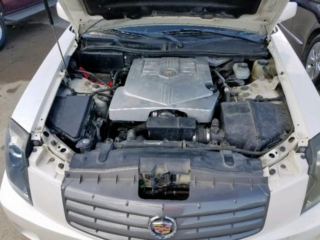 1G6DP567250230177 - 2005 CADILLAC CTS HI FEA WHITE photo 7