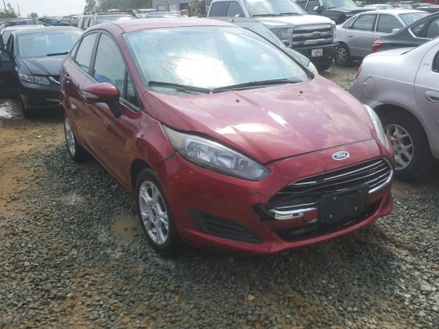 3FADP4BJ0EM182416 - 2014 FORD FIESTA SE MAROON photo 1