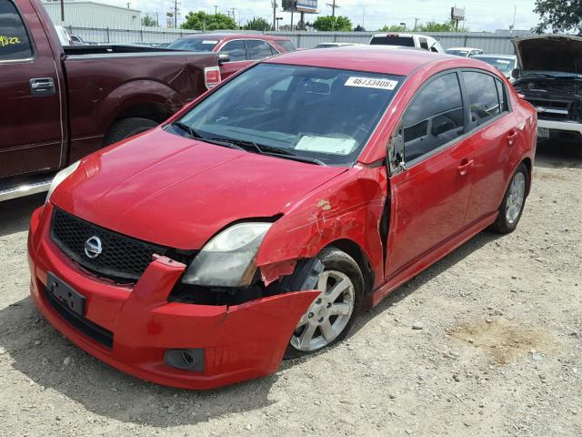 3N1AB6AP3CL740231 - 2012 NISSAN SENTRA 2.0 RED photo 2