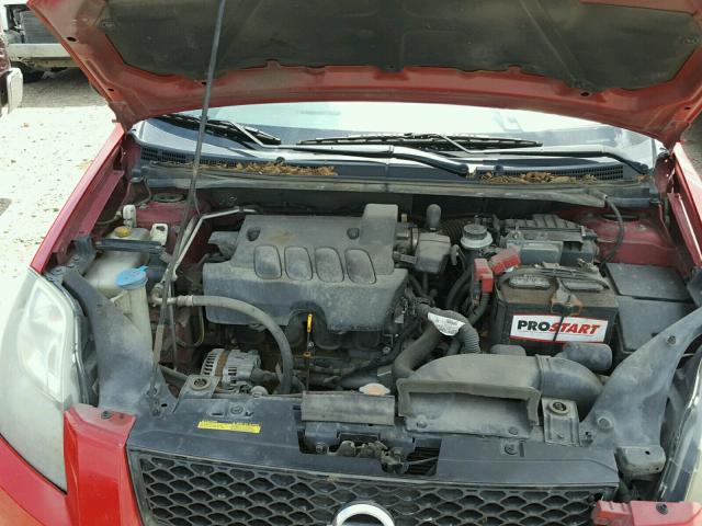 3N1AB6AP3CL740231 - 2012 NISSAN SENTRA 2.0 RED photo 7