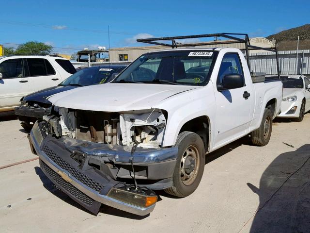 1GCCS14E188151137 - 2008 CHEVROLET COLORADO WHITE photo 2