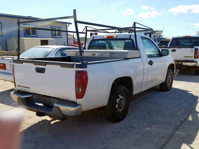 1GCCS14E188151137 - 2008 CHEVROLET COLORADO WHITE photo 4