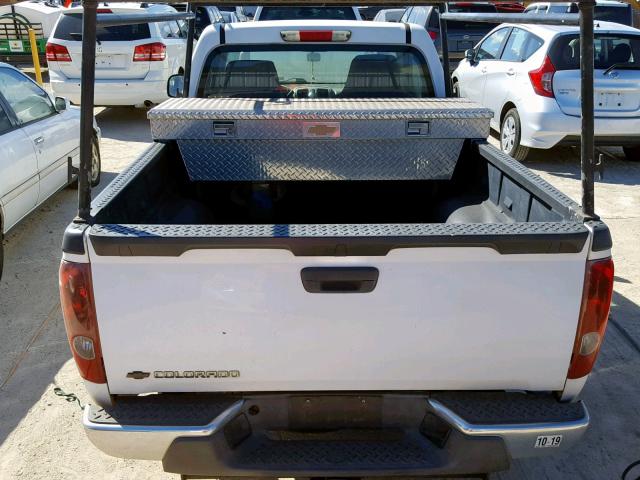 1GCCS14E188151137 - 2008 CHEVROLET COLORADO WHITE photo 6