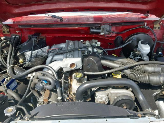 1FTEF15Y0PLB13643 - 1993 FORD F150 RED photo 7