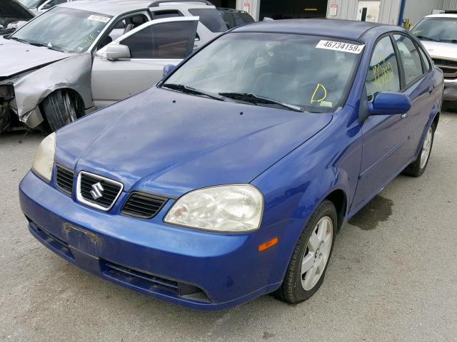 KL5JD56Z05K097634 - 2005 SUZUKI FORENZA S BLUE photo 2