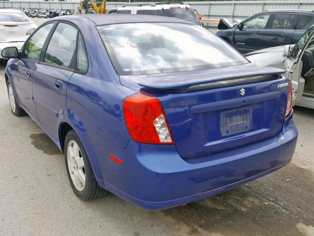 KL5JD56Z05K097634 - 2005 SUZUKI FORENZA S BLUE photo 3