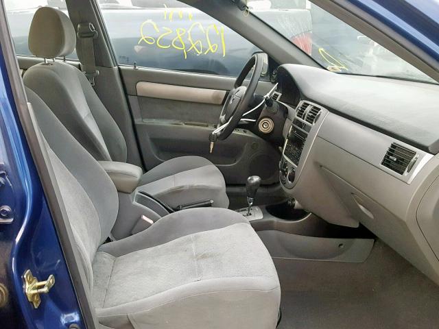 KL5JD56Z05K097634 - 2005 SUZUKI FORENZA S BLUE photo 5