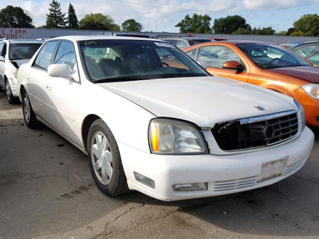 1G6KF57954U219157 - 2004 CADILLAC DEVILLE DT WHITE photo 1