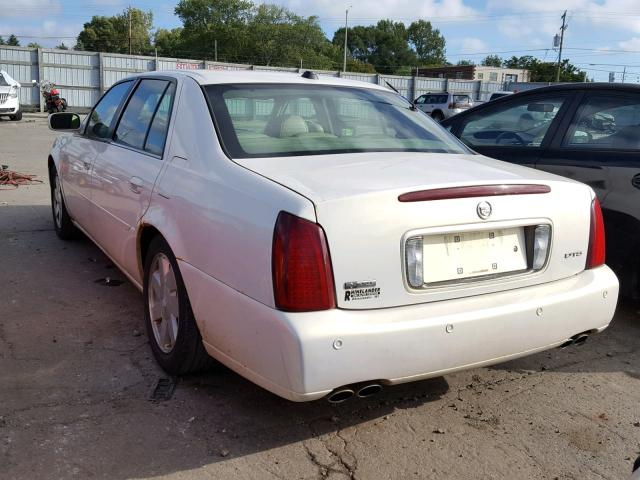 1G6KF57954U219157 - 2004 CADILLAC DEVILLE DT WHITE photo 3