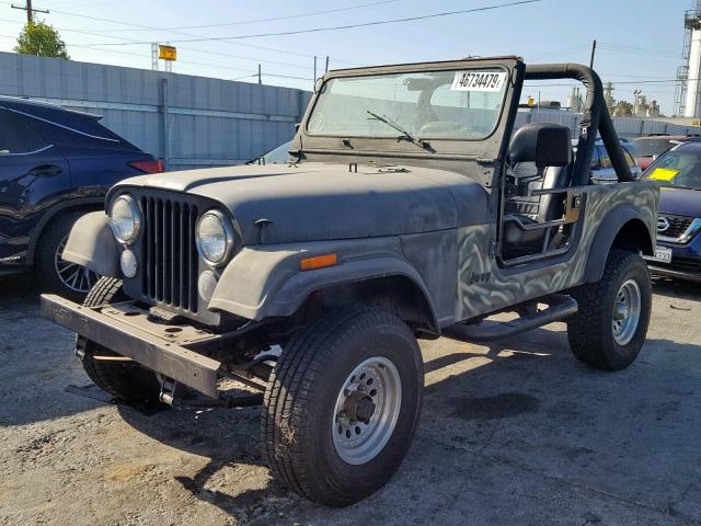 1JCCF87E3FT098264 - 1985 JEEP JEEP CJ7 TWO TONE photo 2