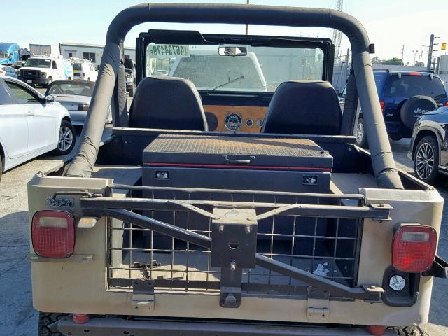 1JCCF87E3FT098264 - 1985 JEEP JEEP CJ7 TWO TONE photo 6