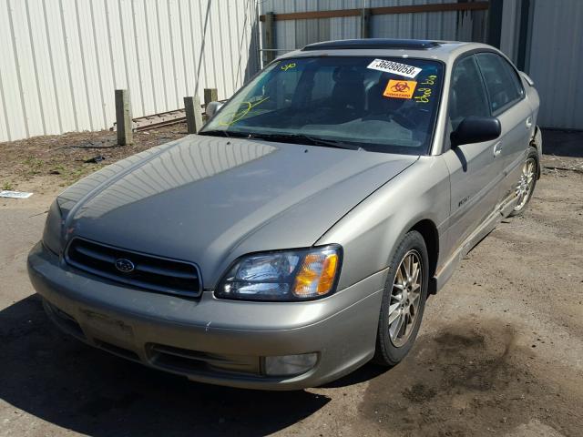 4S3BE656916200819 - 2001 SUBARU LEGACY GT GRAY photo 2