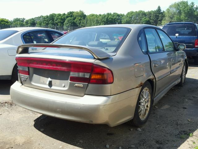 4S3BE656916200819 - 2001 SUBARU LEGACY GT GRAY photo 4