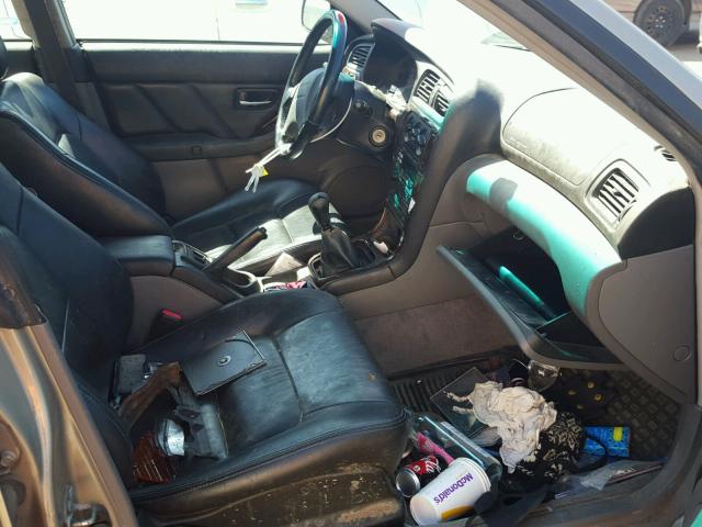 4S3BE656916200819 - 2001 SUBARU LEGACY GT GRAY photo 5