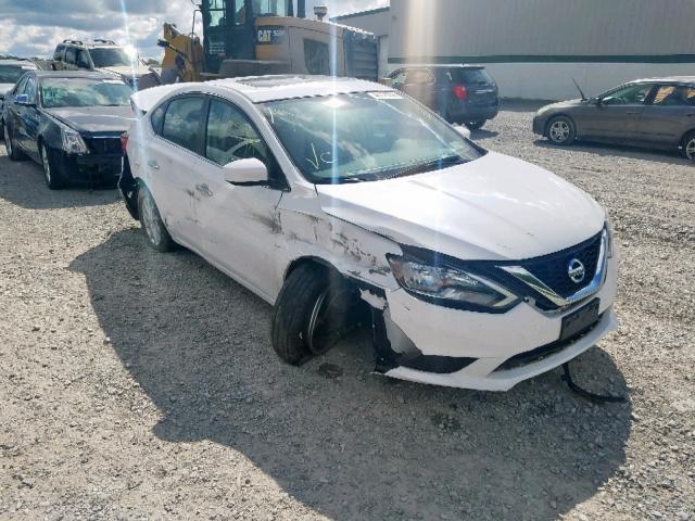 3N1AB7AP0JY217805 - 2018 NISSAN SENTRA S WHITE photo 1