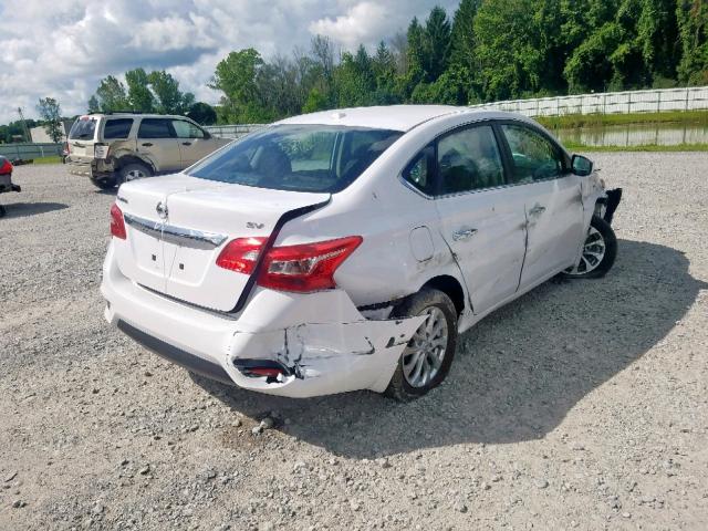 3N1AB7AP0JY217805 - 2018 NISSAN SENTRA S WHITE photo 4