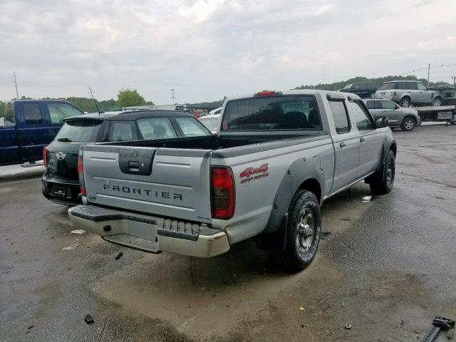 1N6ED29Y53C428211 - 2003 NISSAN FRONTIER C GRAY photo 4