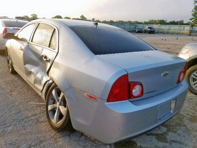 1G1ZC5E12BF263161 - 2011 CHEVROLET MALIBU 1LT SILVER photo 3