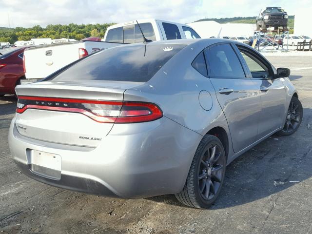 1C3CDFFA7GD823150 - 2016 DODGE DART SXT S GRAY photo 4