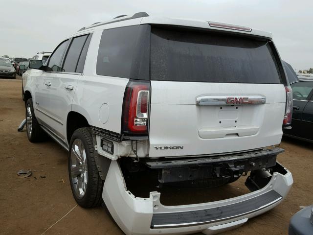 1GKS1CKJ8HR111873 - 2017 GMC YUKON DENA WHITE photo 3