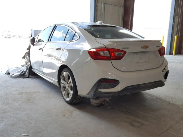 1G1BG5SM8G7287812 - 2016 CHEVROLET CRUZE PREM WHITE photo 3